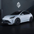 Robot Craftsman Tesla Model Y Starship Polypropylene Front Lip Addon Aftermarket Carbon Fiber Part / Bodykit - Robot Bodykits