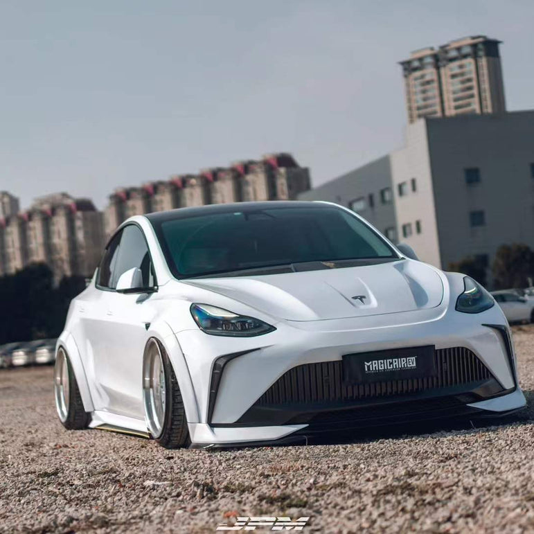 Robot Craftsman Tesla Model Y Starship Polypropylene (PP/frp) Full widebody Bodykit Aftermarket Carbon Fiber Part / Bodykit - Robot Bodykits