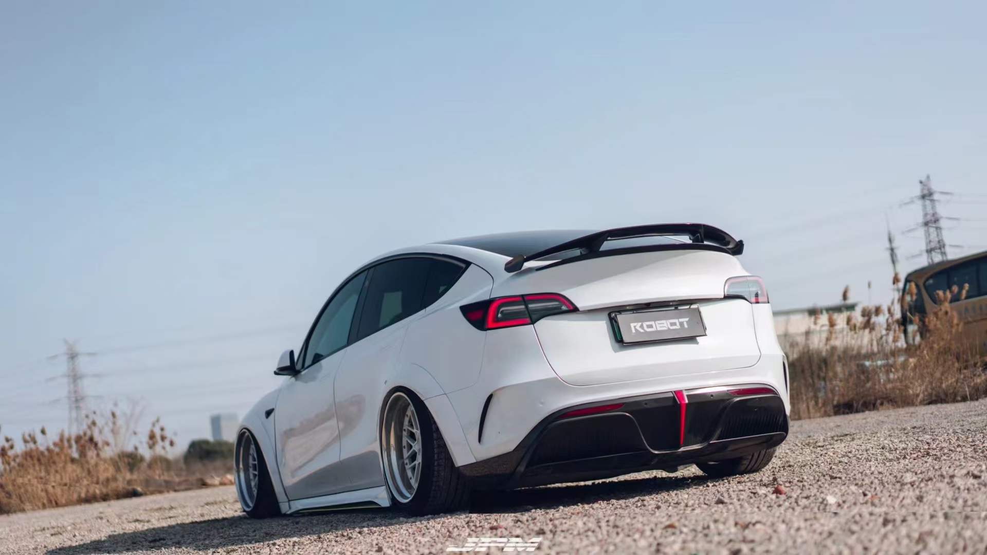 Robot Craftsman Tesla Model Y Starship Polypropylene (PP/frp) Full widebody Bodykit Aftermarket Carbon Fiber Part / Bodykit - Robot Bodykits