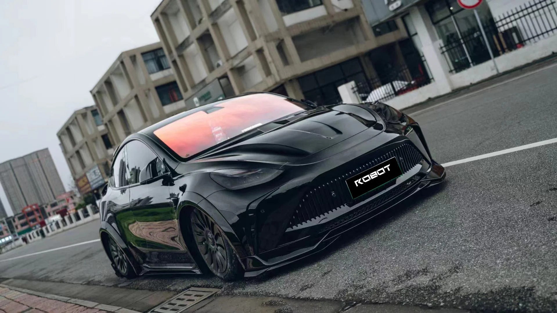 Robot Craftsman Tesla Model Y Starship Polypropylene (PP/frp) Full widebody Bodykit Aftermarket Carbon Fiber Part / Bodykit - Robot Bodykits