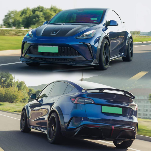Robot Craftsman Tesla Model Y Starship Polypropylene (PP/frp) Full widebody Bodykit Aftermarket Carbon Fiber Part / Bodykit - Robot Bodykits