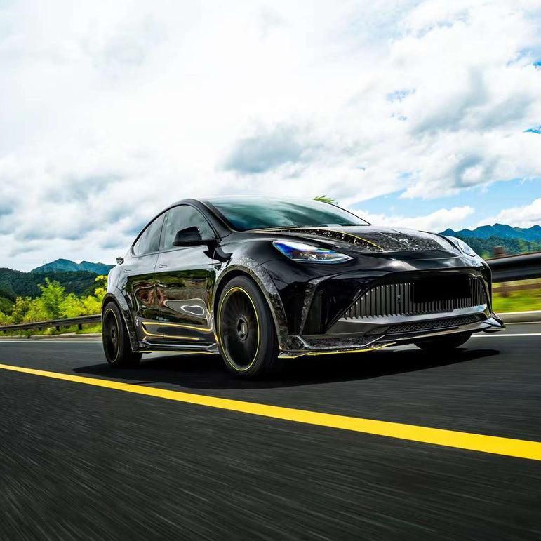 Robot Craftsman Tesla Model Y Starship Polypropylene (PP/frp) Full widebody Bodykit Aftermarket Carbon Fiber Part / Bodykit - Robot Bodykits