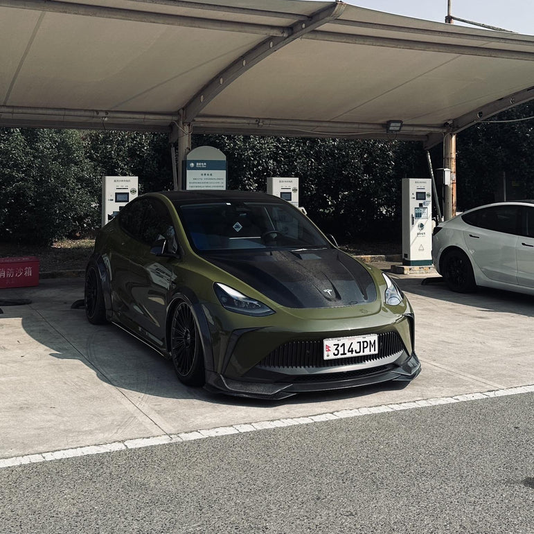 Robot Craftsman Tesla Model Y Starship Polypropylene (PP/frp) Full widebody Bodykit Aftermarket Carbon Fiber Part / Bodykit - Robot Bodykits