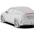 Robot Craftsman Tesla Model Y Starship Spoilers Aftermarket Carbon Fiber Part / Bodykit - Robot Bodykits