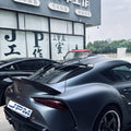 Robot Craftsman Toyota GR Supra Roof Scoop & Rear Window Louver Aftermarket Carbon Fiber Part / Bodykit - Robot Bodykits