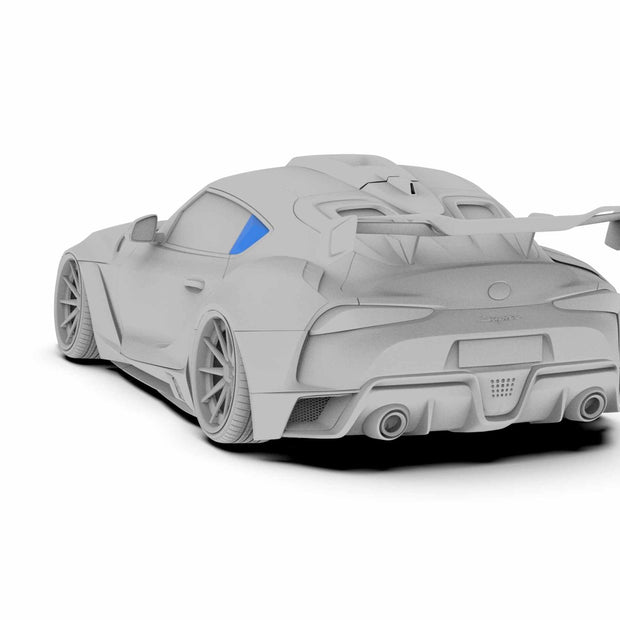 Robot Craftsman Toyota GR Supra Side Window Cover Aftermarket Carbon Fiber Part / Bodykit - Robot Bodykits