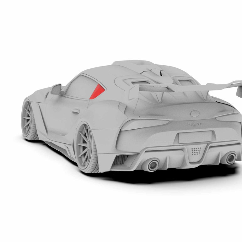 Robot Craftsman Toyota GR Supra Side Window Cover Aftermarket Carbon Fiber Part / Bodykit - Robot Bodykits