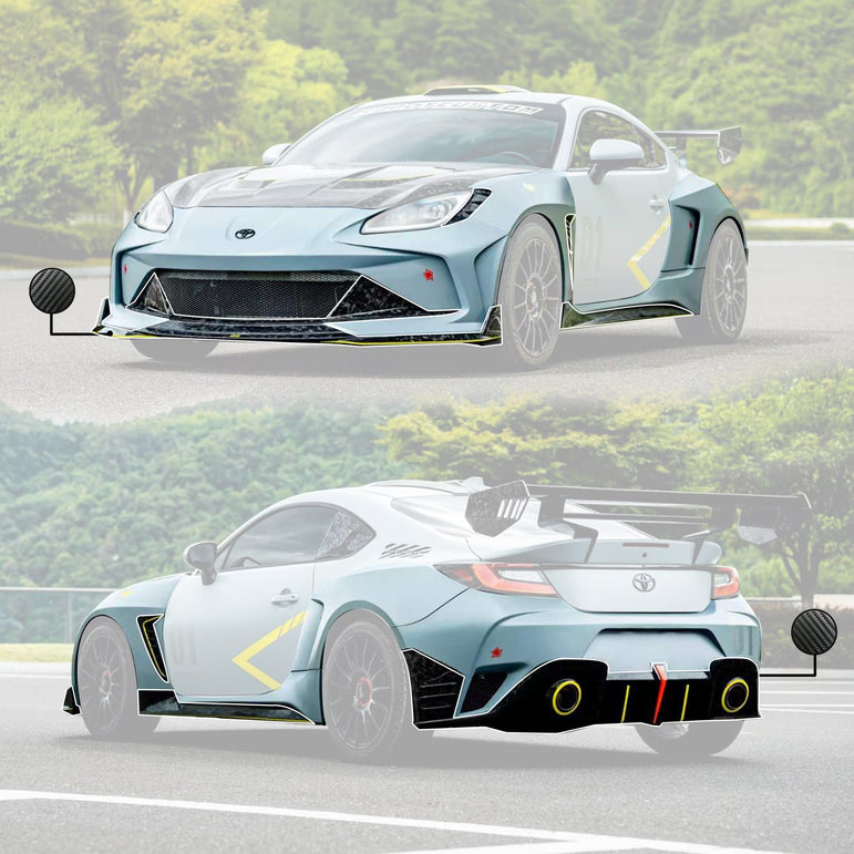Robot Craftsman Toyota GR86 / BRZ Complete Widebody Kit Aftermarket Carbon Fiber Part / Bodykit - Robot Bodykits