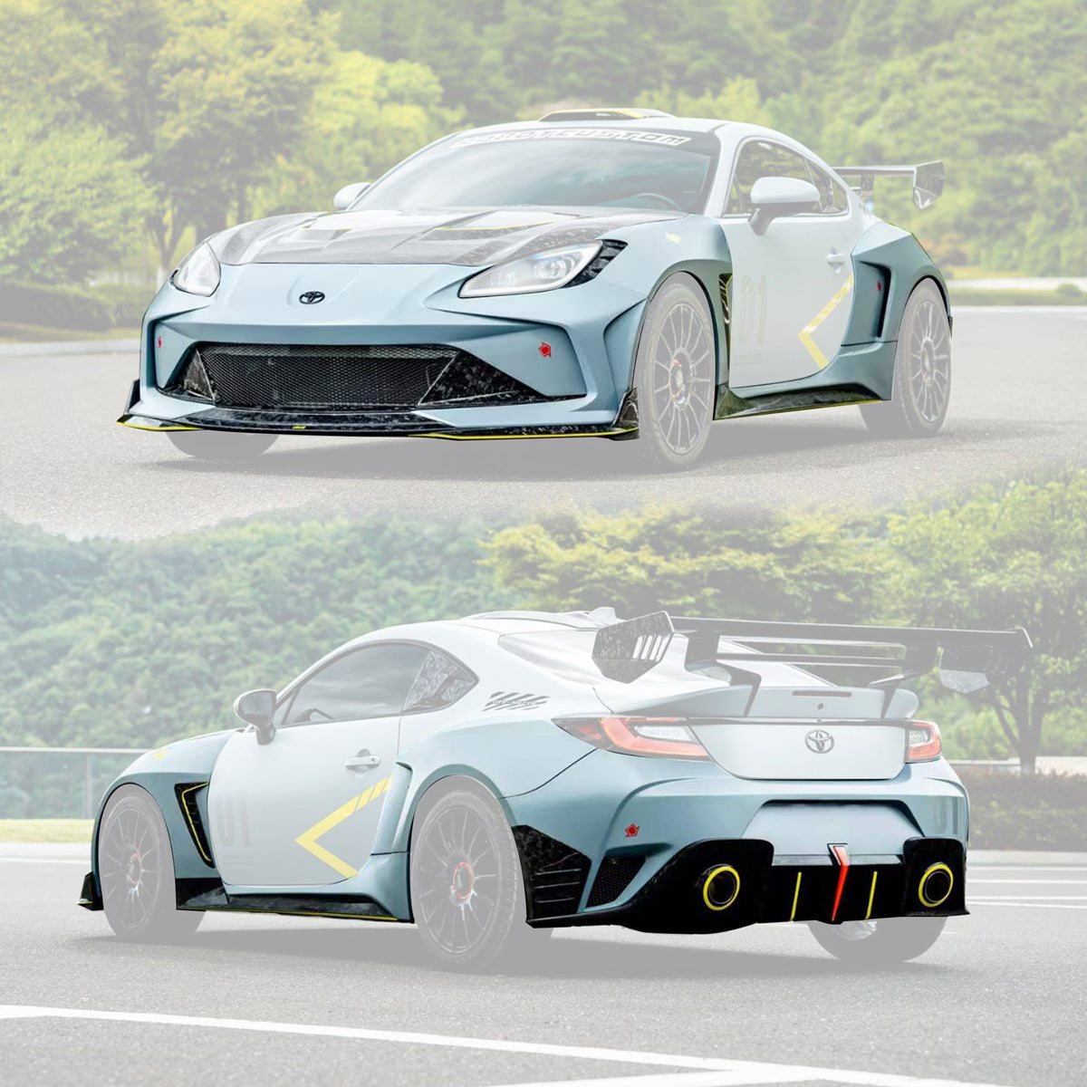 Robot Craftsman Toyota GR86 / BRZ Complete Widebody Kit Aftermarket Carbon Fiber Part / Bodykit - Robot Bodykits