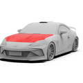 Robot Craftsman Toyota GR86 / BRZ Hood / Bonnet Aftermarket Carbon Fiber Part / Bodykit - Robot Bodykits