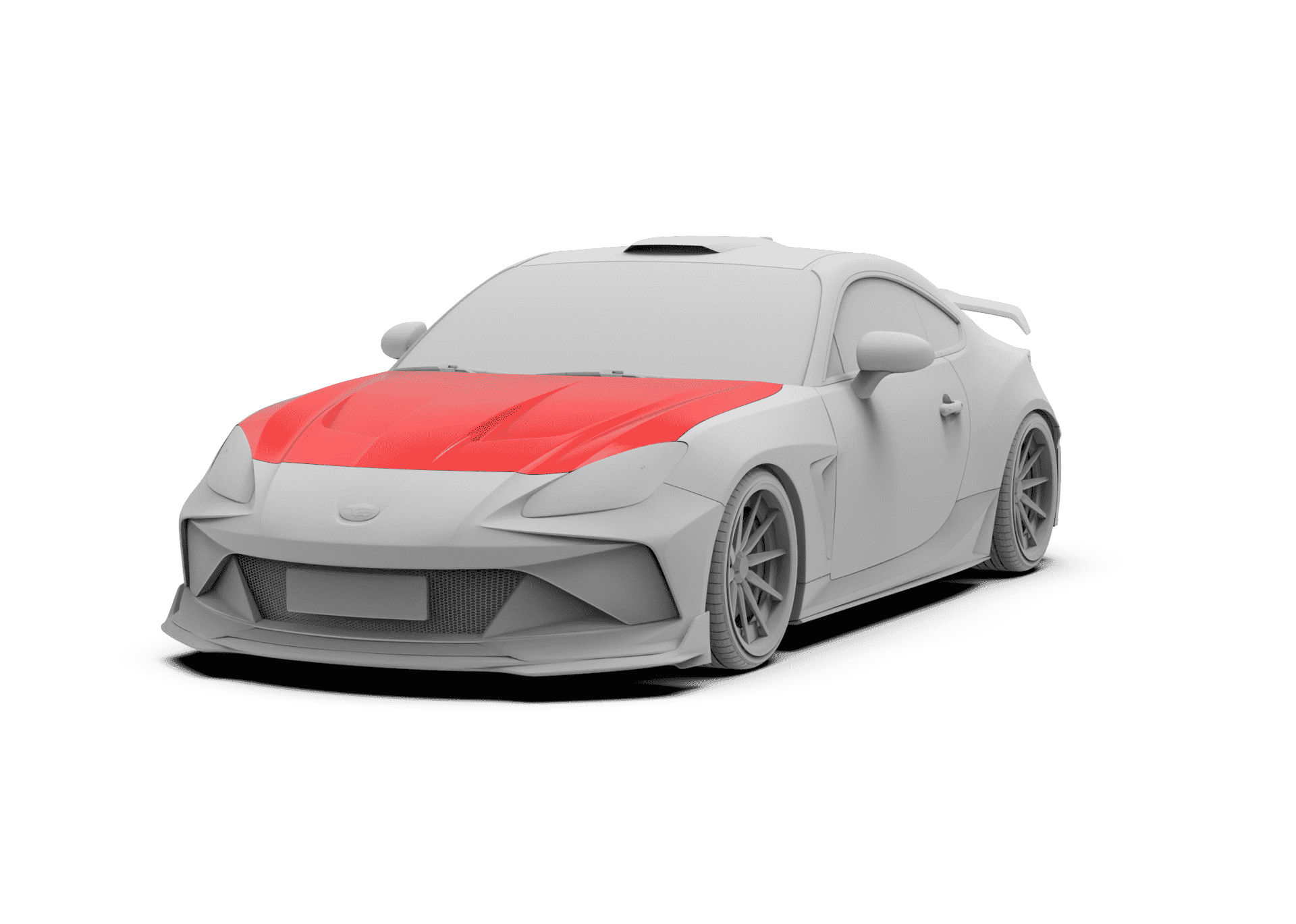 Robot Craftsman Toyota GR86 / BRZ Hood / Bonnet Aftermarket Carbon Fiber Part / Bodykit - Robot Bodykits