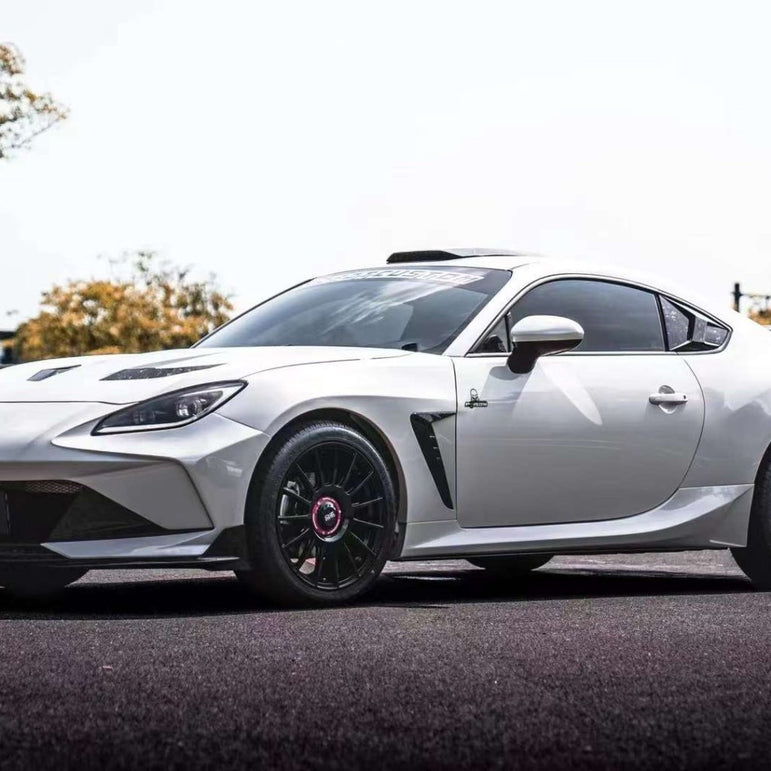 Robot Craftsman Toyota GR86 / BRZ Narrow Front Arch / Fender + Sideskirts Aftermarket Carbon Fiber Part / Bodykit - Robot Bodykits