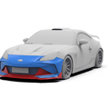 Robot Craftsman Toyota GR86 / BRZ Narrow Front Bumper & Lip Aftermarket Carbon Fiber Part / Bodykit - Robot Bodykits