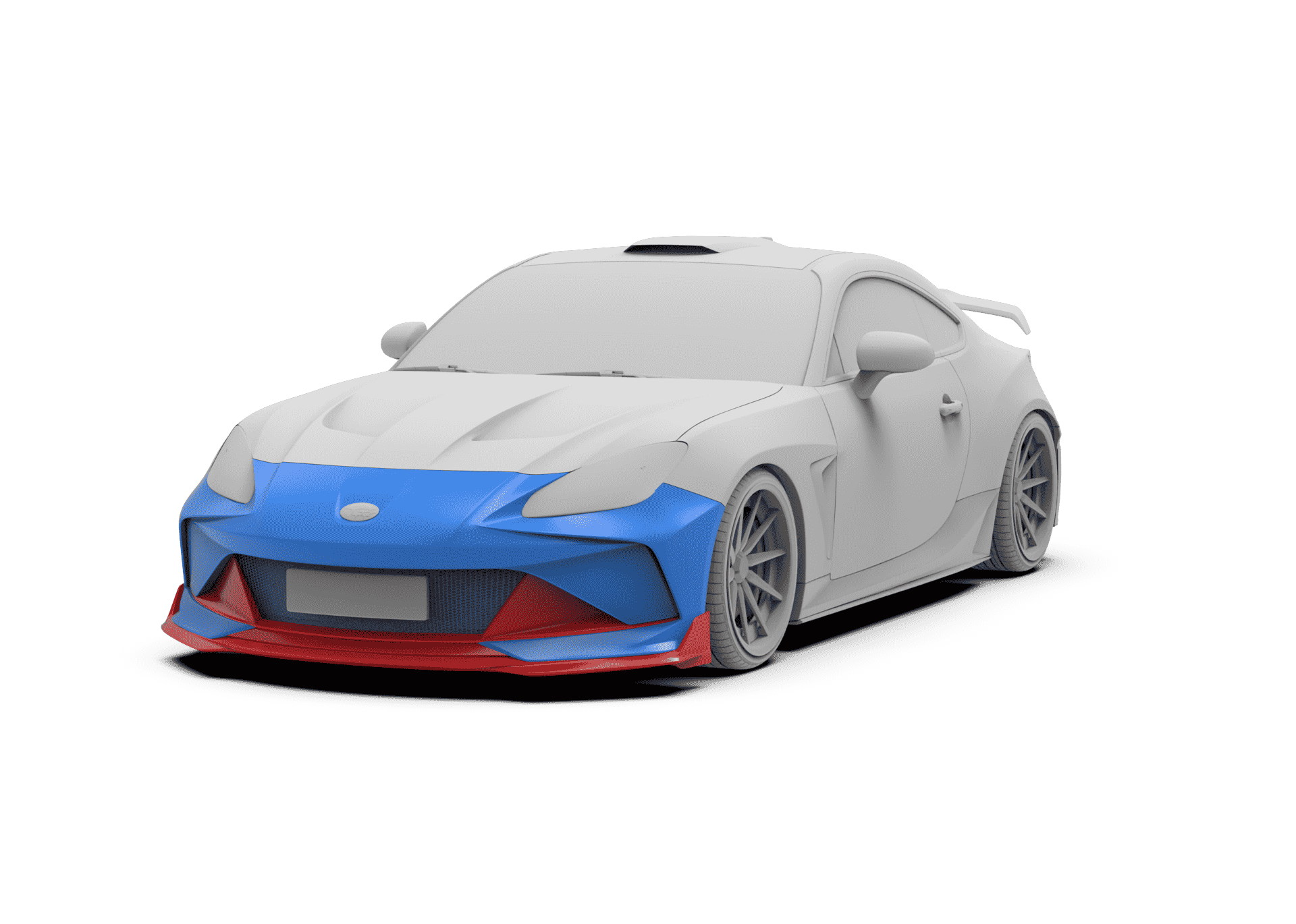 Robot Craftsman Toyota GR86 / BRZ Narrow Front Bumper & Lip Aftermarket Carbon Fiber Part / Bodykit - Robot Bodykits