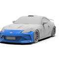 Robot Craftsman Toyota GR86 / BRZ Narrow Front Bumper & Lip Aftermarket Carbon Fiber Part / Bodykit - Robot Bodykits
