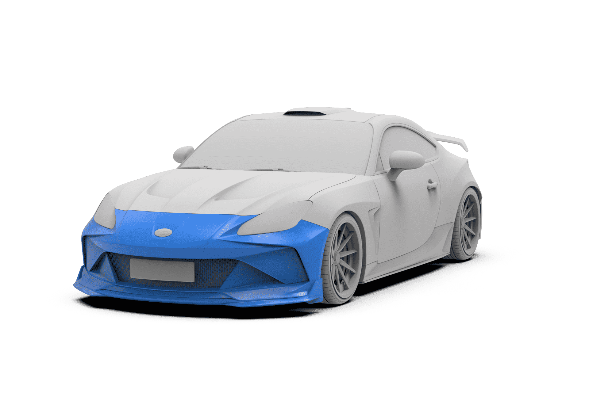 Robot Craftsman Toyota GR86 / BRZ Narrow Front Bumper & Lip Aftermarket Carbon Fiber Part / Bodykit - Robot Bodykits