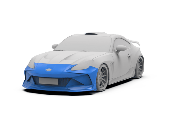 Robot Craftsman Toyota GR86 / BRZ Narrow Front Bumper & Lip Aftermarket Carbon Fiber Part / Bodykit - Robot Bodykits
