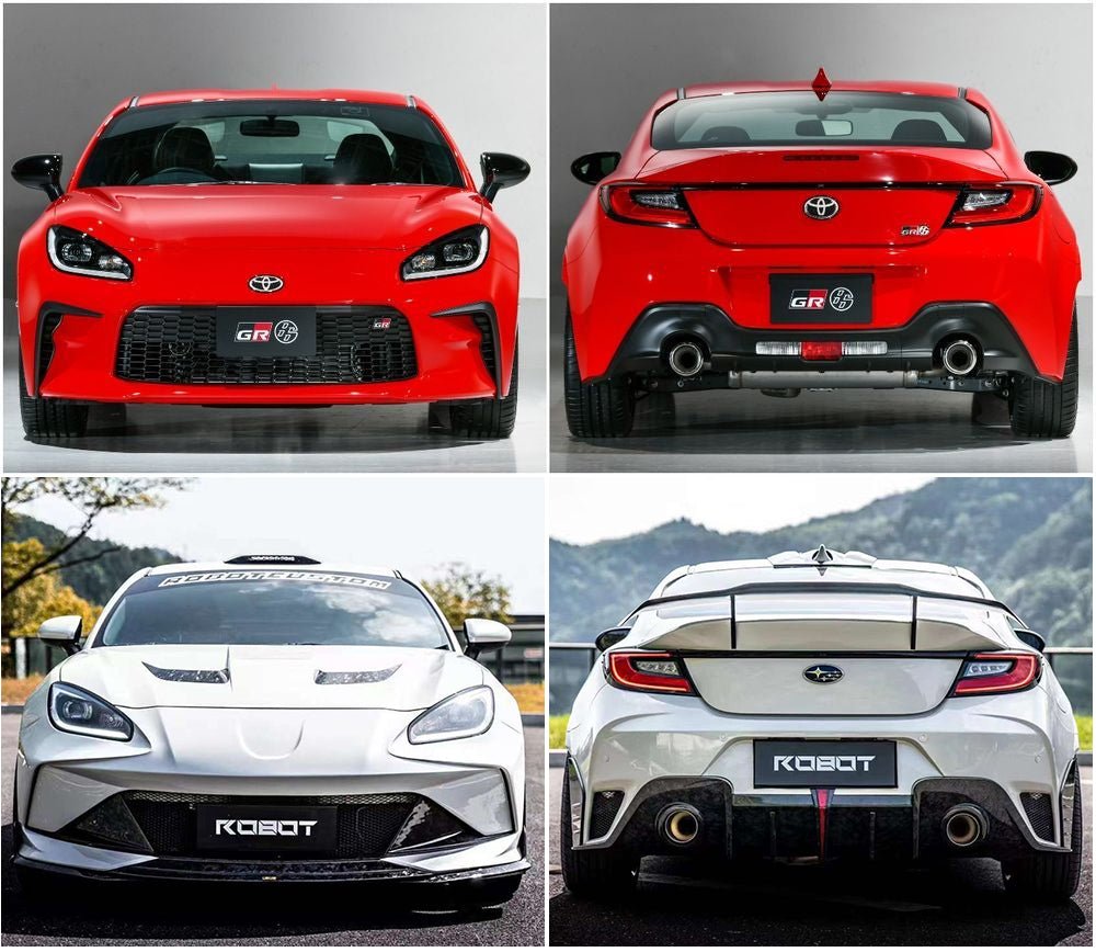 Robot Craftsman Toyota GR86 / BRZ Narrow Rear Bumper & Diffuser Aftermarket Carbon Fiber Part / Bodykit - Robot Bodykits