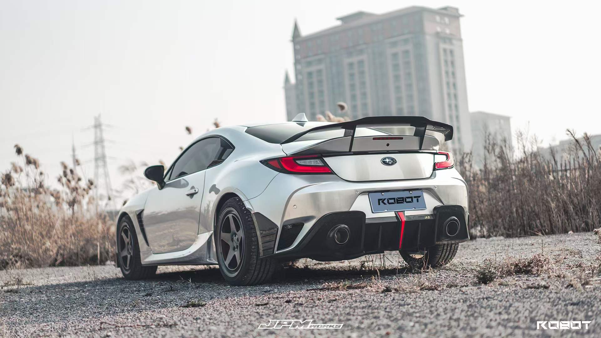 Robot Craftsman Toyota GR86 / BRZ Narrow Rear Bumper & Diffuser Aftermarket Carbon Fiber Part / Bodykit - Robot Bodykits
