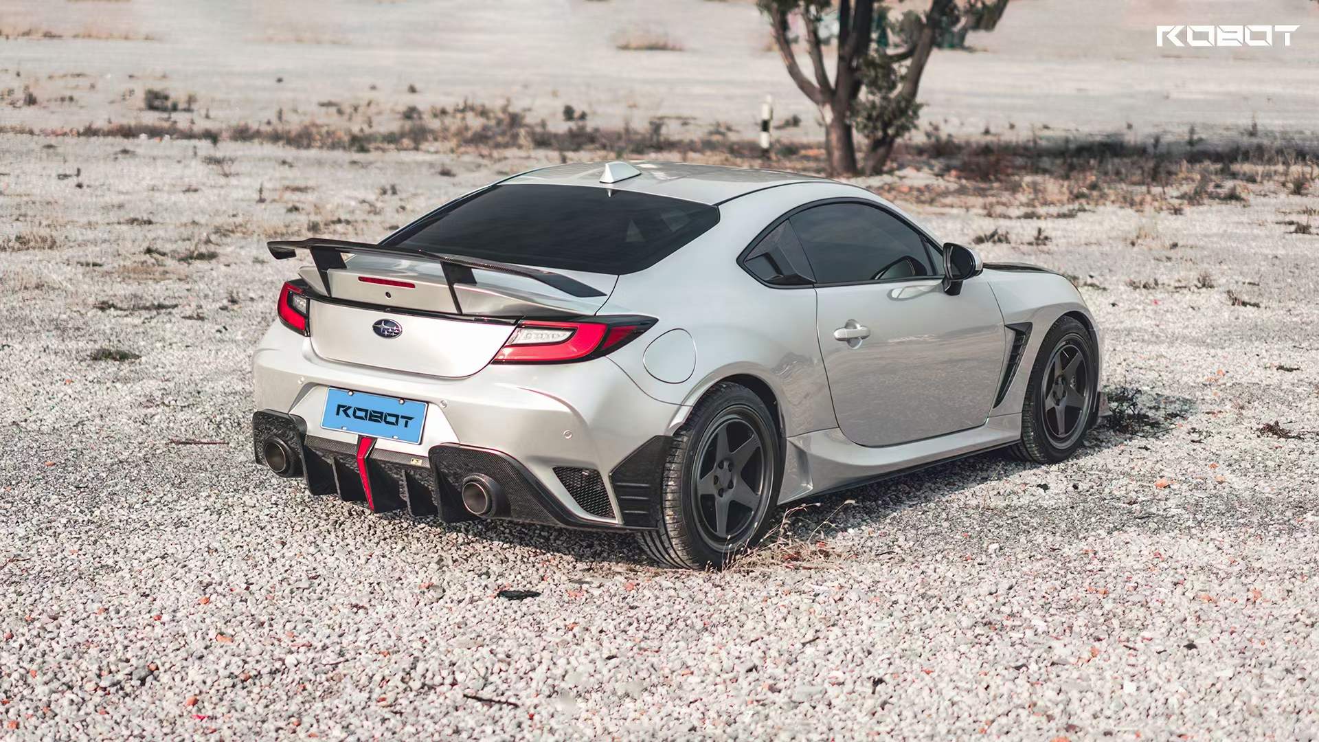 Robot Craftsman Toyota GR86 / BRZ Narrow Rear Bumper & Diffuser Aftermarket Carbon Fiber Part / Bodykit - Robot Bodykits