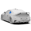 Robot Craftsman Toyota GR86 / BRZ Rear Window Panel Trim Aftermarket Carbon Fiber Part / Bodykit - Robot Bodykits