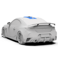 Robot Craftsman Toyota GR86 / BRZ Roof Spoiler (Scoop) Aftermarket Carbon Fiber Part / Bodykit - Robot Bodykits