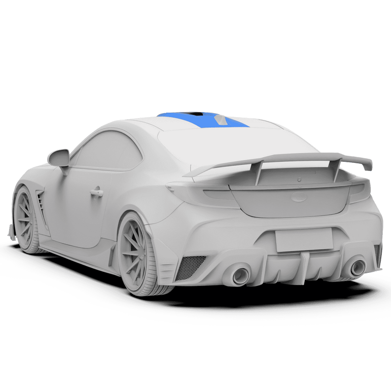 Robot Craftsman Toyota GR86 / BRZ Roof Spoiler (Scoop) Aftermarket Carbon Fiber Part / Bodykit - Robot Bodykits