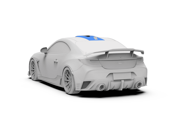 Robot Craftsman Toyota GR86 / BRZ Roof Spoiler (Scoop) Aftermarket Carbon Fiber Part / Bodykit - Robot Bodykits