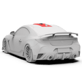 Robot Craftsman Toyota GR86 / BRZ Roof Spoiler (Scoop) Aftermarket Carbon Fiber Part / Bodykit - Robot Bodykits