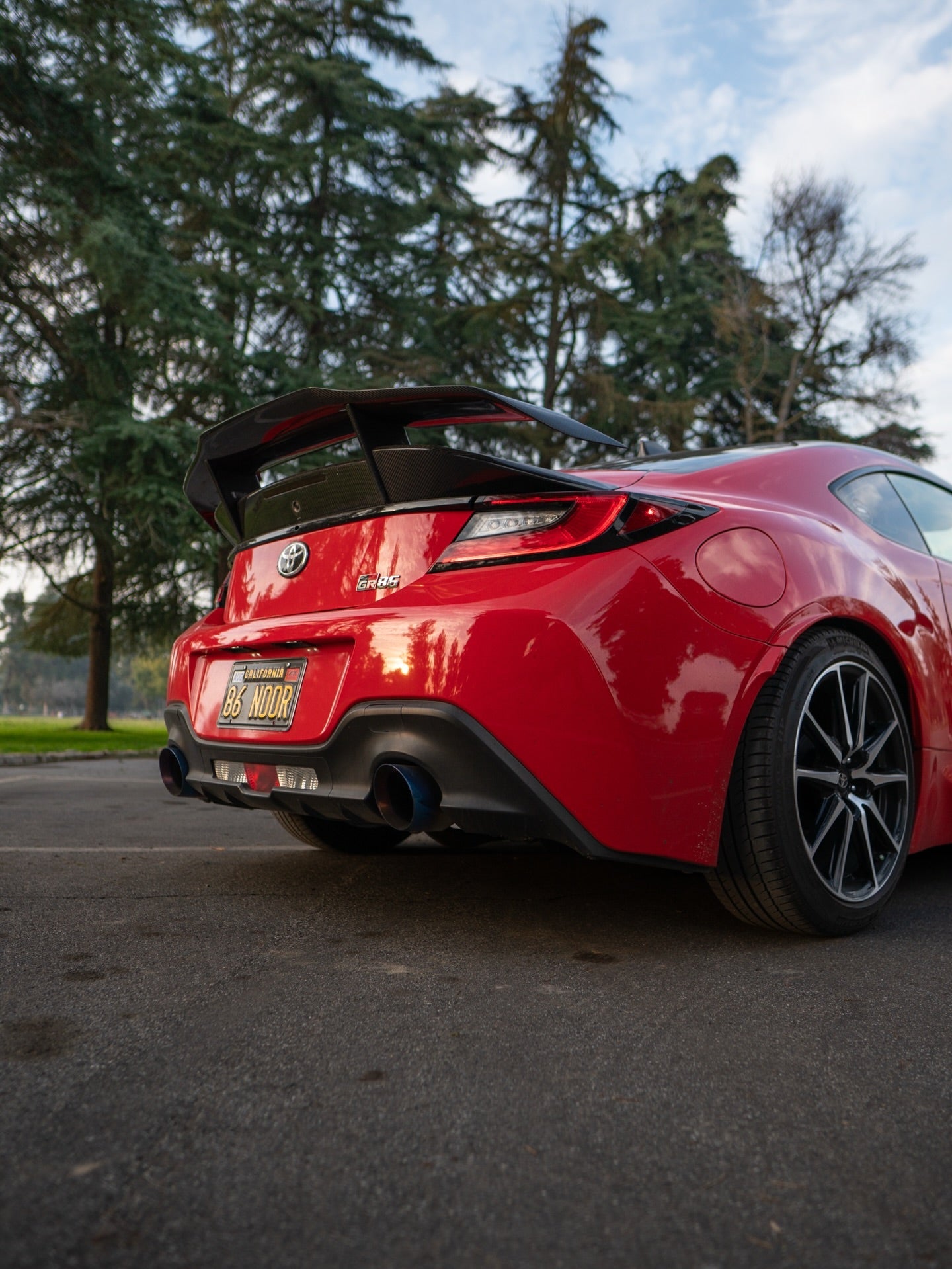 Robot Craftsman Toyota GR86 / BRZ Spoilers / Wings Options Aftermarket Carbon Fiber Part / Bodykit - Robot Bodykits