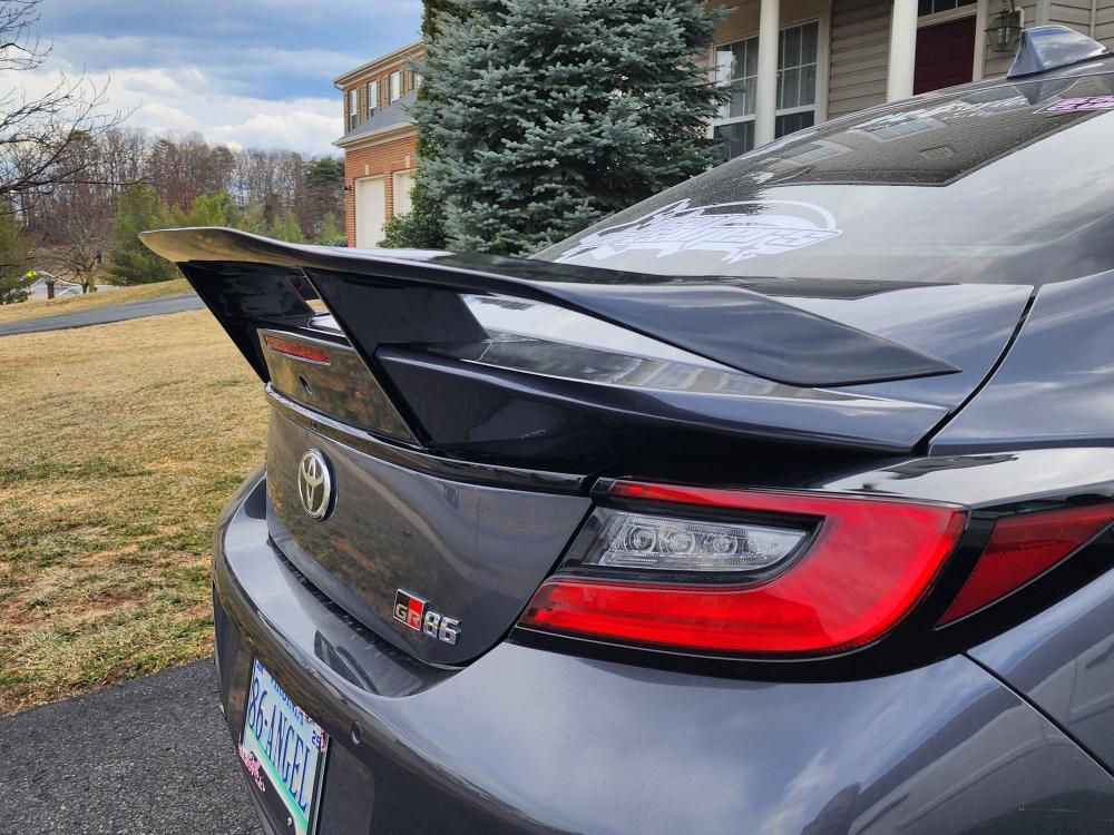 Robot Craftsman Toyota GR86 ZN8 / BRZ ZD8 GT Sport Wing (Carbon/FRP) Aftermarket Carbon Fiber Part / Bodykit - Robot Bodykits