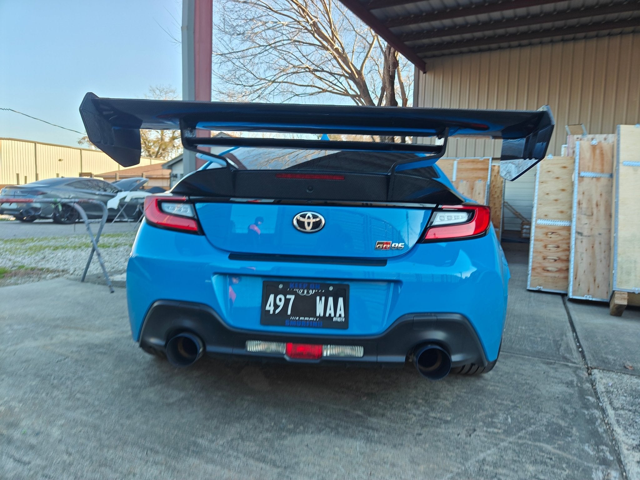 Robot Craftsman Toyota GR86 ZN8 / BRZ ZD8 GT Wing (Carbon/FRP) Aftermarket Carbon Fiber Part / Bodykit - Robot Bodykits