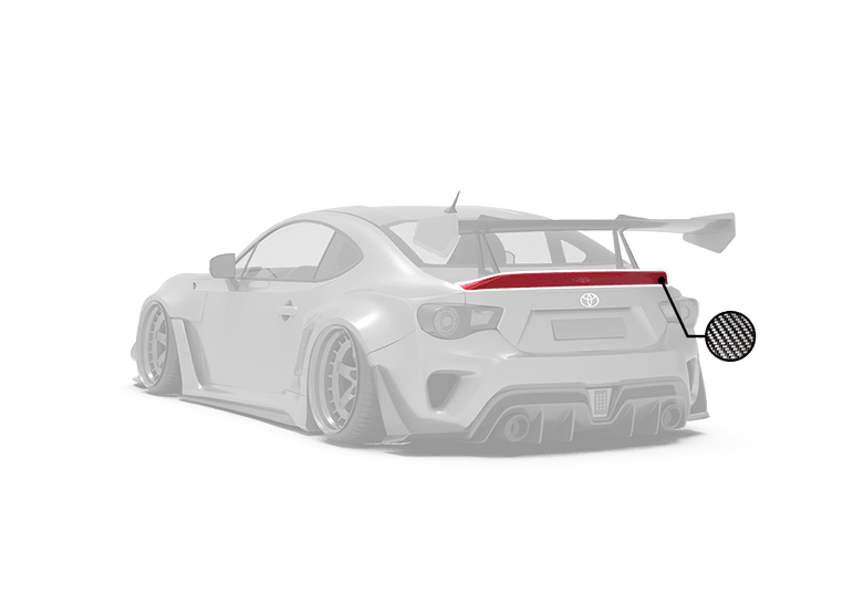 Robot Craftsman Toyota GT86 / BRZ Ducktail Spoiler Aftermarket Carbon Fiber Part / Bodykit - Robot Bodykits
