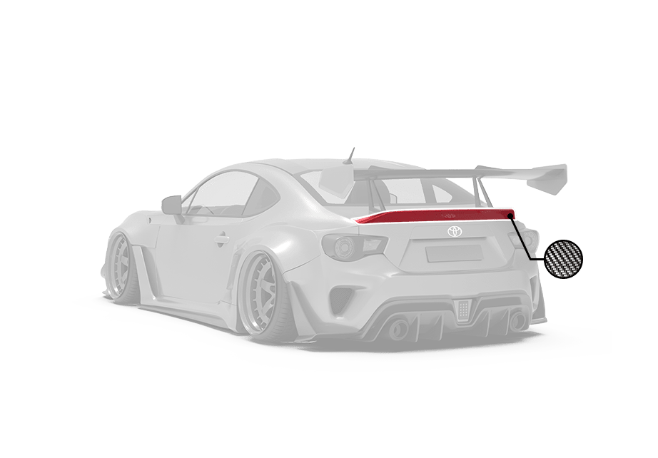 Robot Craftsman Toyota GT86 / BRZ Ducktail Spoiler Aftermarket Carbon Fiber Part / Bodykit - Robot Bodykits