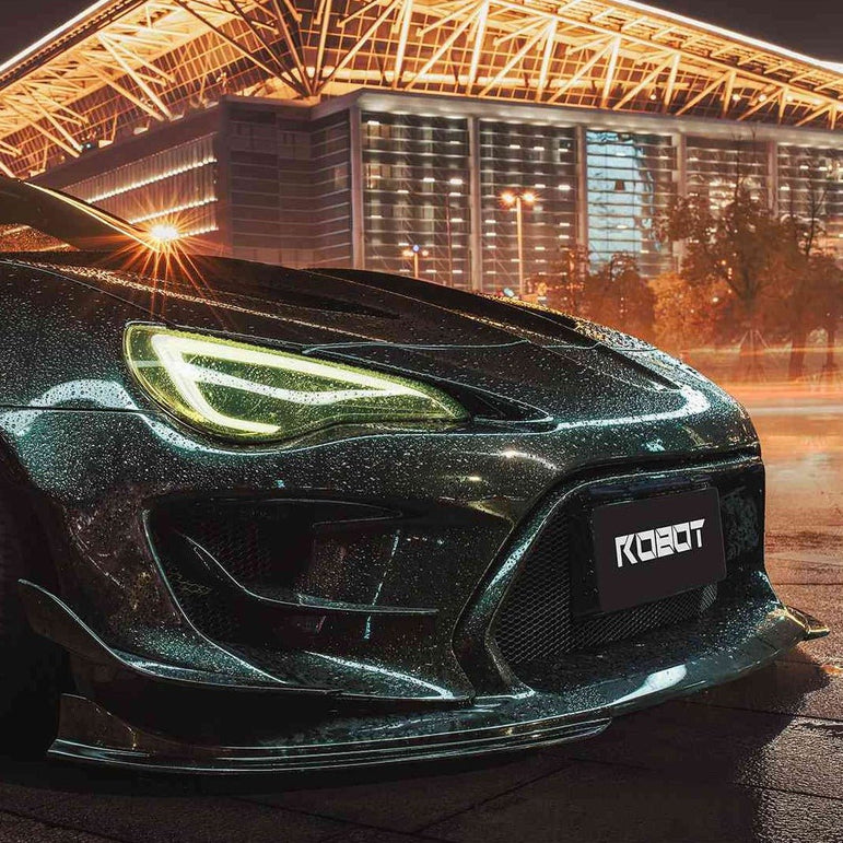 Robot Craftsman Toyota GT86 / BRZ / FRS Fibre Glass Reinforced Plastic Complete Body Kit (FRP) Fits Toyota GT86 / Subaru BRZ – First Gen (2012–2021) Aftermarket Carbon Fiber Part / Bodykit - Robot Bodykits