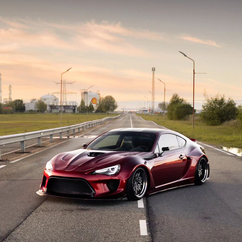 Robot Craftsman Toyota GT86 / BRZ / FRS Fibre Glass Reinforced Plastic Complete Body Kit (FRP) Fits Toyota GT86 / Subaru BRZ – First Gen (2012–2021) Aftermarket Carbon Fiber Part / Bodykit - Robot Bodykits