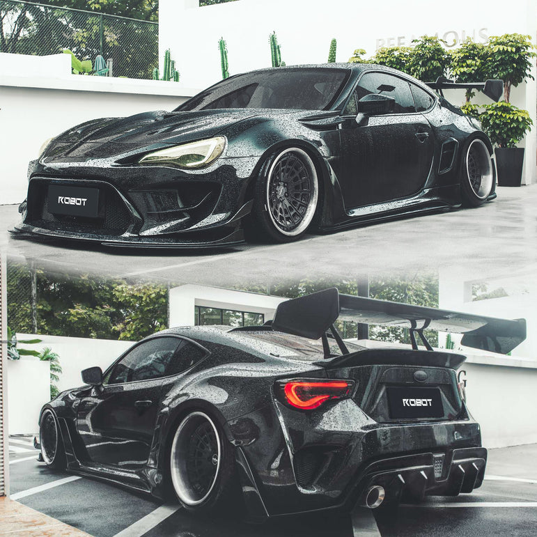 Robot Craftsman Toyota GT86 / BRZ / FRS Fibre Glass Reinforced Plastic Complete Body Kit (FRP) Fits Toyota GT86 / Subaru BRZ – First Gen (2012–2021) Aftermarket Carbon Fiber Part / Bodykit - Robot Bodykits