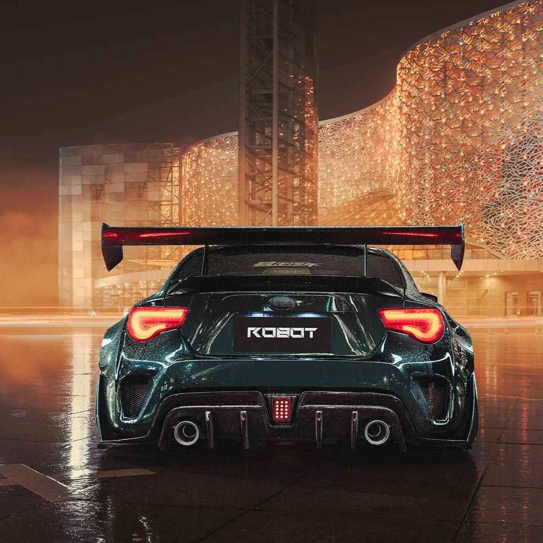 Robot Craftsman Toyota GT86 / BRZ / FRS Fibre Glass Reinforced Plastic Complete Body Kit (FRP) Fits Toyota GT86 / Subaru BRZ – First Gen (2012–2021) Aftermarket Carbon Fiber Part / Bodykit - Robot Bodykits