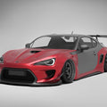 Robot Craftsman Toyota GT86 / BRZ / FRS Fibre Glass Reinforced Plastic Complete Body Kit (FRP) Fits Toyota GT86 / Subaru BRZ – First Gen (2012–2021) Aftermarket Carbon Fiber Part / Bodykit - Robot Bodykits