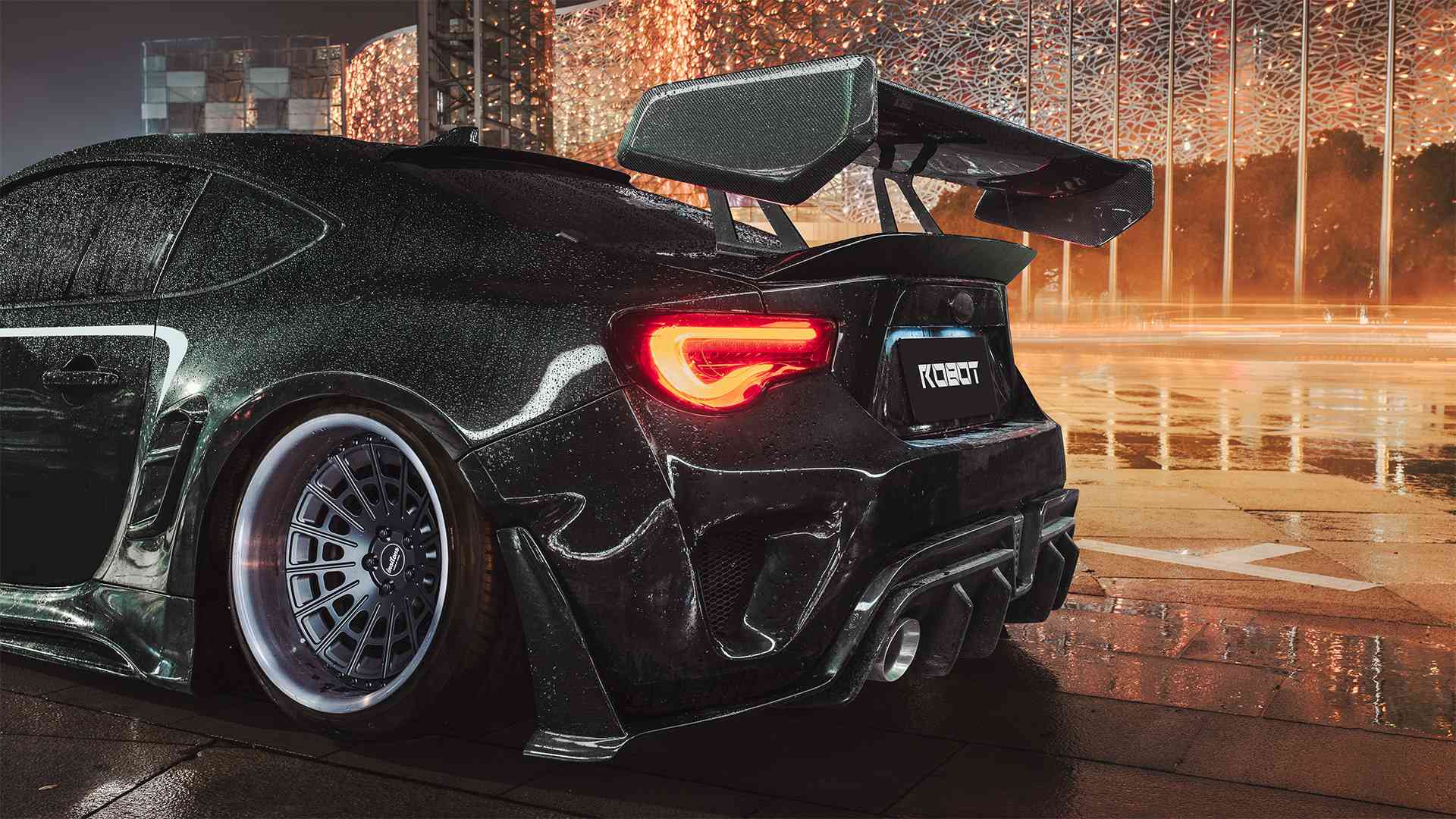 Robot Craftsman Toyota GT86 / BRZ GT Wing Aftermarket Carbon Fiber Part / Bodykit - Robot Bodykits