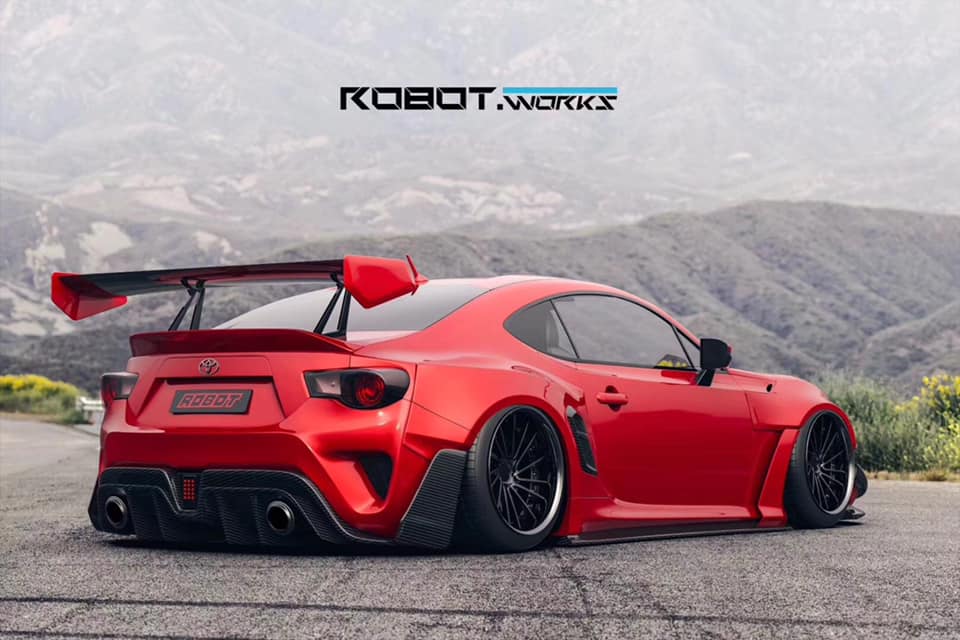 Robot Craftsman Toyota GT86 / BRZ GT Wing Aftermarket Carbon Fiber Part / Bodykit - Robot Bodykits