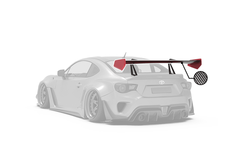 Robot Craftsman Toyota GT86 / BRZ GT Wing Aftermarket Carbon Fiber Part / Bodykit - Robot Bodykits