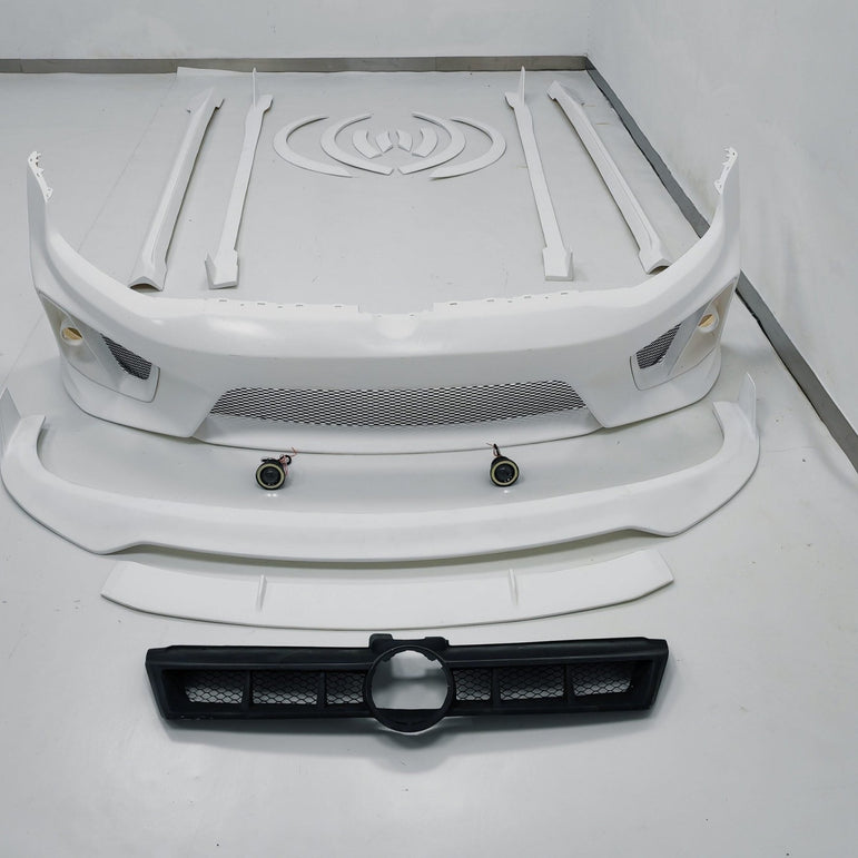 Robot Craftsman Volkswagen Golf / GTI / Golf R MK7 MK7.5 Fibre Glass Reinforced Plastic Complete Front Bumper (FRP) Aftermarket Carbon Fiber Part / Bodykit - Robot Bodykits
