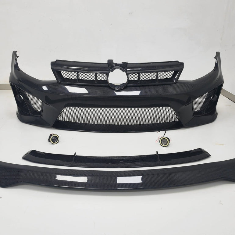 Robot Craftsman Volkswagen Golf / GTI / Golf R MK7 MK7.5 Fibre Glass Reinforced Plastic Complete Front Bumper (FRP) Aftermarket Carbon Fiber Part / Bodykit - Robot Bodykits