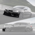 Robot Craftsman Volkswagen Golf / GTI / Golf R MK7 MK7.5 Fibre Glass Reinforced Plastic Complete Front Bumper (FRP) Aftermarket Carbon Fiber Part / Bodykit - Robot Bodykits