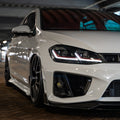 Robot Craftsman Volkswagen Golf / GTI / Golf R MK7 MK7.5 Fibre Glass Reinforced Plastic Complete Front Bumper (FRP) Aftermarket Carbon Fiber Part / Bodykit - Robot Bodykits