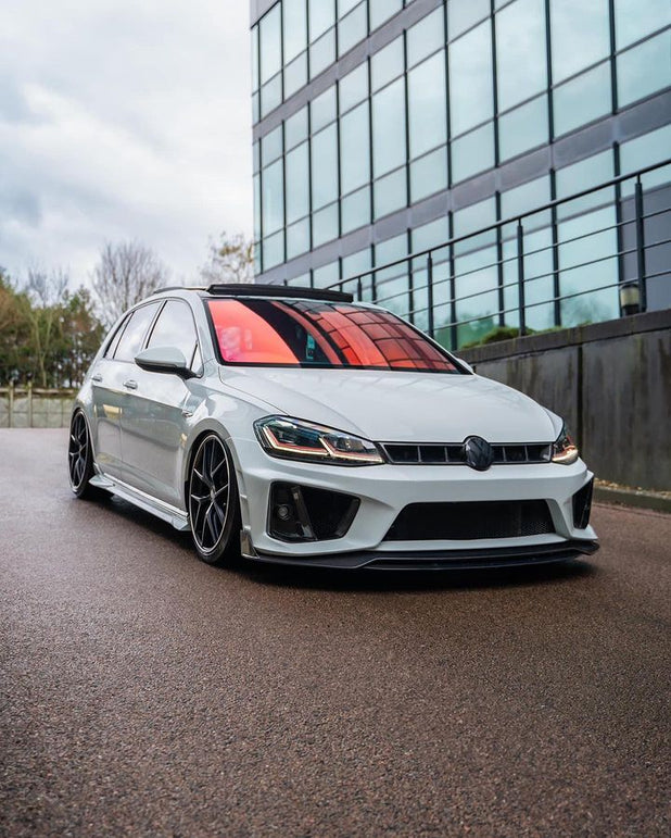 Robot Craftsman Volkswagen Golf / GTI / Golf R MK7 MK7.5 Fibre Glass Reinforced Plastic Complete Front Bumper (FRP) Aftermarket Carbon Fiber Part / Bodykit - Robot Bodykits