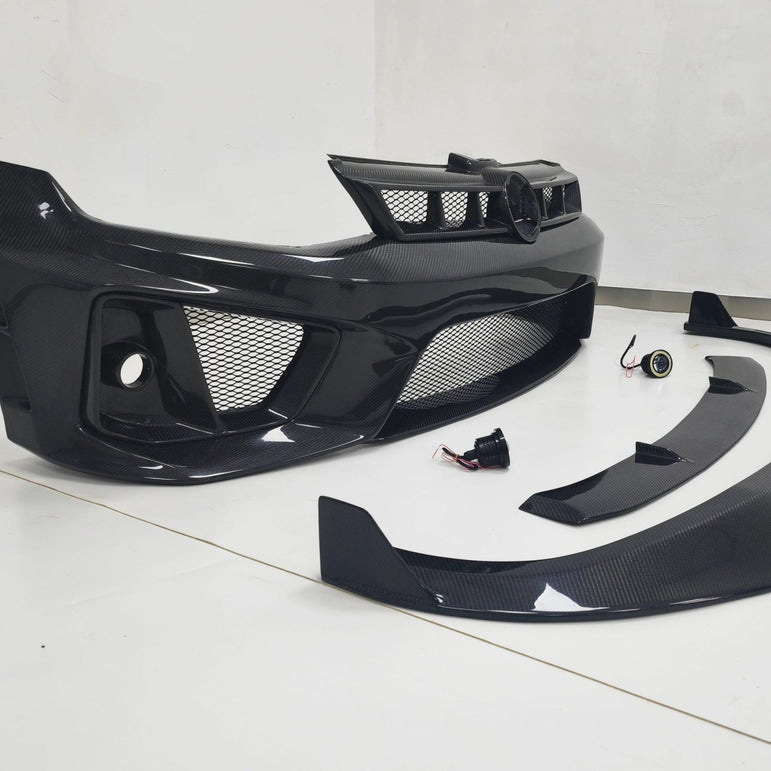 Robot Craftsman Volkswagen Golf / GTI / Golf R MK7 MK7.5 Fibre Glass Reinforced Plastic Complete Front Bumper (FRP) Aftermarket Carbon Fiber Part / Bodykit - Robot Bodykits