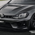 Robot Craftsman Volkswagen Golf / GTI / Golf R MK7 MK7.5 Fibre Glass Reinforced Plastic Complete Front Bumper (FRP) Aftermarket Carbon Fiber Part / Bodykit - Robot Bodykits