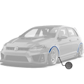 Robot Craftsman Volkswagen Golf / GTI / Golf R MK7 MK7.5 Front & Rear Arches Aftermarket Carbon Fiber Part / Bodykit - Robot Bodykits